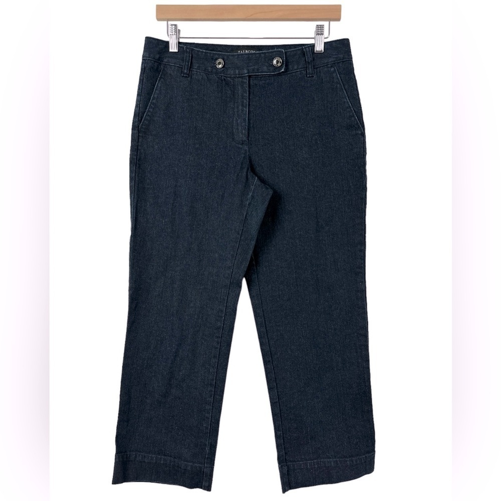 Talbots Straight Leg Denim Jeans Dark Wash